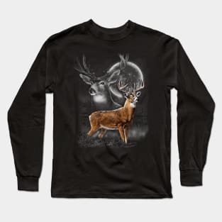 White Tailed Deer Long Sleeve T-Shirt